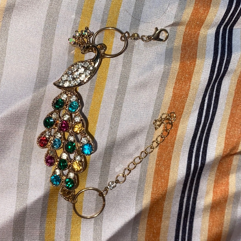 Peacock bracelet